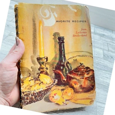 Favorite Recipes Lutheran Brotherhood Cookbook 1978 Spiral Bound Deloris Kanten - Image 1 of 4