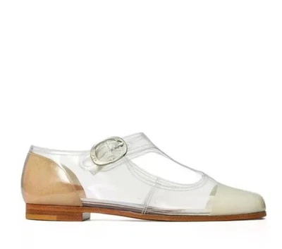 Прозрачные туфли Tory Burch Violet Ballerinas Mit T-Riemen размер 8 - Изображение 1 из 4