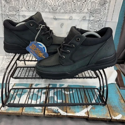 NUEVO Timberland Earthkeepers Trekker Puntera Moc Negra Oxford Para Hombres talla 6/Mujeres 7.5 Foto 1 de 4