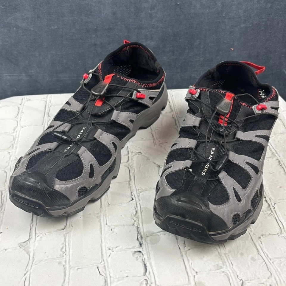 Zapato de Cross-country Salomon RX Gecko para Hombre, Detriot/Negro/Rojo Brillante, 11 M Usado en Excelente Condición Foto 1 de 4