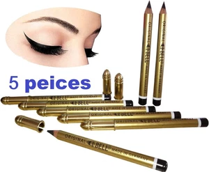 5× Eyeliner Bell Black Original Kohl Stick Eyeshadow Pencil German بيل قلم كحلة - Picture 1 of 3