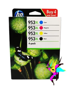 ORIGINAL HP 953XL MULTIPACK TINTE - 3HZ52AE - OFFICEJET PRO 8200 8700 - MHD 2027 - Bild 1 von 5