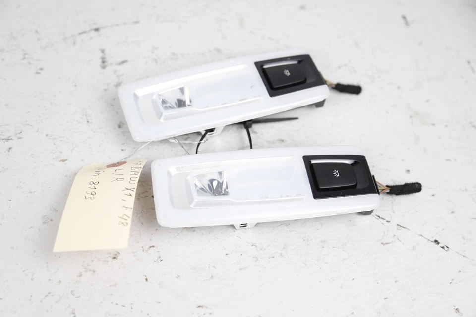 BMW X1 F48 2016-2021 Juego de luces de lectura domo techo trasero izquierdo y derecho OEM Foto 1 de 4