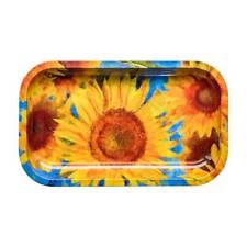 Plateau à rouler Rolling Tray Large Sun Flowers (270x160mm)