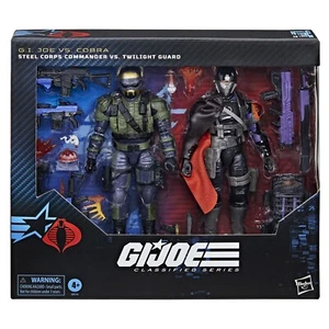G.I Joe Classified Series Steel Corps Commander VS Twilight Guard 2Pk Hasbro - Picture 1 of 4