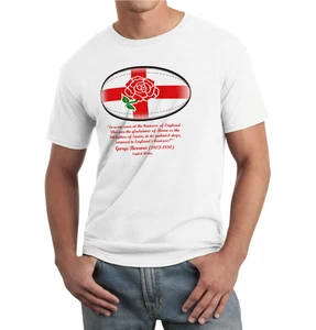 ENGLAND RUGBY T-SHIRT - "BRUISERS OF ENGLAND" - St George Cross, English Rose, - Picture 1 of 1