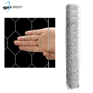 NEW Galvanized Poultry Net Metal Fencing 2" Holes 48" × 150' Chicken Wire - Picture 1 of 8
