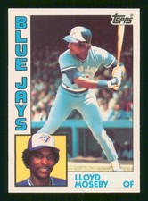 LLOYD MOSEBY 1984 TOPPS TIFFANY 84 NO 92 NRMINT+           15579