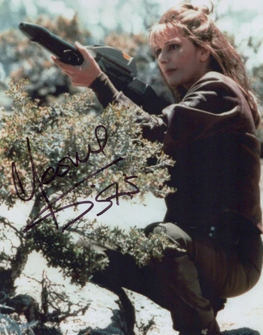 Star Trek Insurrection 8x10 photo signed by actress Marina Sirtis (Troi) Cover