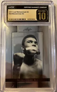 2011 Leaf Metal Ali Muhammad Ali #58 CGS PRISTINE 10 !!!! - Picture 1 of 2