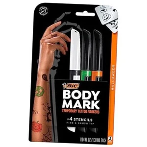 BodyMark Halloween Pack - Deluxe Körpermarker, Premium temporäres Tattoo - Bild 1 von 7