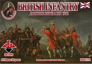 Red Box 72049 Jacobite Rebellions. Britische Infanterie 1745 Maßstab 1/72 - Bild 1 von 8