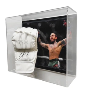 Marlon "Chito" Vera Signed UFC Glove Beckett Witness Auth. in Wall Mount Display - Foto 1 di 7