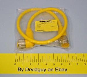 Turck RSM WKM 96-1M/CS12299 Minifast Dbl End Cordset; 7P; 8A; 1M; 1" Connector - Picture 1 of 5