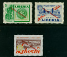 Liberia 1955, Rotary Anniversary set, JUBILEE SPECIMEN overprint, NH #354,C97-8