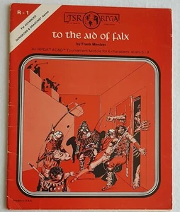 Module R1 To The Aid of Falx,  AD&D, TSR RPG, 1982 - Picture 1 of 11