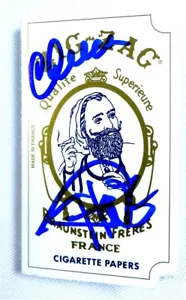 Cheech Marin and Tommy Chong Dual Signed Autograph Cigarette Papers Zig-Zag JSA - Picture 1 of 3