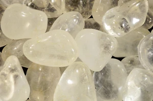 Quartz Crystal 2" Tumbled Polished Healing Crystals Stones Metaphysical Gem - Picture 1 of 4