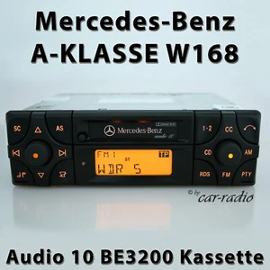 Original Mercedes W168 Radio Audio 10 BE3200 Becker Kassettenradio V168 A-Klasse - Bild 1 von 11
