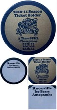 2010-11 SEASON TICKET HOLDER ICE BEARS 3 TIME SPHL CHAMPIONS VEGUM HOCKEY PUCK