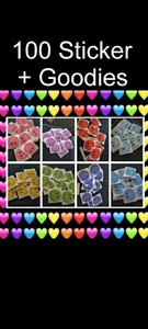 Sticker Set Über 100 Sticker Mit Goodies Smileys Belohnung Sticker  Montessori  - Bild 1 von 1