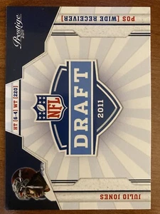 Julio Jones 2011 Prestige NFL DRAFT 2011 Rookie Card #19 nrmt - Picture 1 of 2