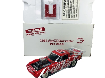 DANBURY MINT 1963 COCA COLA CORVETTE PRO MOD 1:24 VERY CLEAN PREOWNED BOX & ACC. - Image 1 of 4