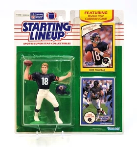 1990 Starting Lineup Mike Tomczak Chicago Bears SLU Kenner Sports Figure MT01 - Picture 1 of 5