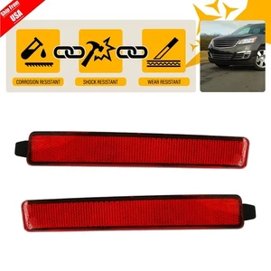 Reflector de parachoques trasero izquierdo y derecho 2 piezas para Cadillac SRX Chevrolet GMC Saturn - Imagen 1 de 14