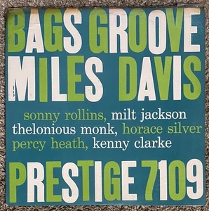 Miles Davis - Bags Groove - 1958 Prestige 7109 Mono DG RVG LP Vinyl Record - Picture 1 of 17