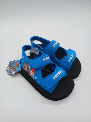 Paw Patrol Toddler Child Summer Beach/Pool Sandals - BLUE - Size M7/8 - Image 1 of 4