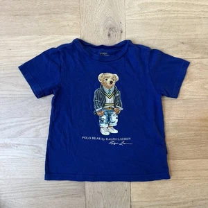Polo Ralph Lauren Polo Oso Camisa Niños 3T Azul Camiseta - Imagen 1 de 6