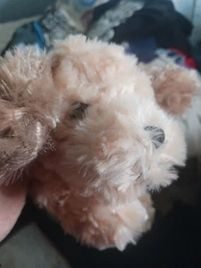 DanDee Vintage Tan And Brown Puppy Stuffed Animal - Picture 1 of 4