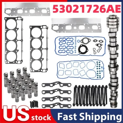 New MDS Lifters Camshaft Head Gaskets Kit 53021726AE For Chrysler Dodge 5.7 Hemi Foto 1 de 4