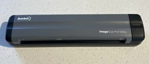 Ambir DS490IX Technology ImageScan Pro 490ix Sheetfed 600 dpi Optical Scanner - Picture 1 of 8