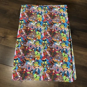 Vintage Dolls Fabric Bright 33”x 42” New - Picture 1 of 5