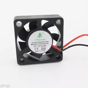 1pc Brushless DC Cooling Fan 30x30x10mm 30mm 3010 12V 0.08A 7 blades 2pin - Picture 1 of 3