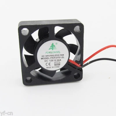 50pcs Brushless DC Cooling Fan 30x30x10mm 30mm 3010 12V 0.08A 7 blades 2pin - Image 1 of 3