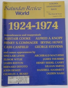 Saturday Review World Magazine - August 10, 1974 - 1924-1974 Golden Anniversary - Picture 1 of 2