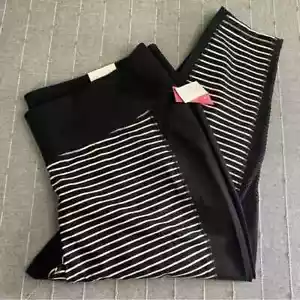 Leggings Lane Bryant Livi Blanco y Negro Bolsillos a Rayas 26/28 Nuevos con Etiquetas - Imagen 1 de 10