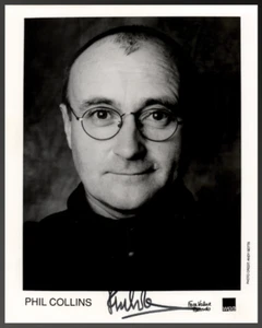 PHIL COLLINS SIGNED AUTOGRAPHED 8X10 GENESIS PROMO PHOTO PSA & TRACKS COA - Imagen 1 de 3