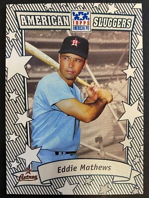 Eddie Mathews 2002 Topps American Pie Sluggers Silver Houston Astros #AS-EM - Image 1 of 2