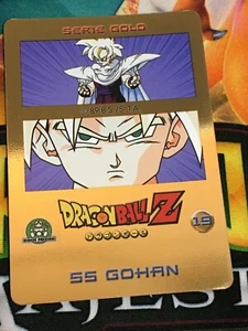 C859 DRAGON BALL Z DBZ LENTICOLARE ARD SERIE ORO SS GOHAN #19 FOIL LP - Foto 1 di 12