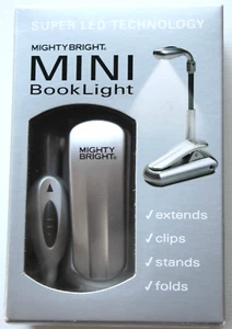 Mightybrights mini super led book light in silver, New in box - Picture 1 of 4