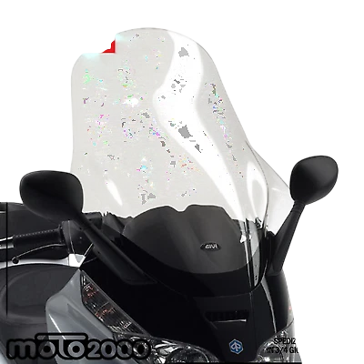 PARABREZZA PARAVENTO GIVI PER PIAGGIO X8 125 200 2004 2005 2006 2007 2008 D500ST - Immagine 1 di 3