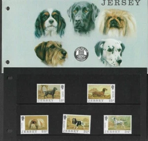 Jersey-Dogs 1987 paquete de presentación mnh - Imagen 1 de 1