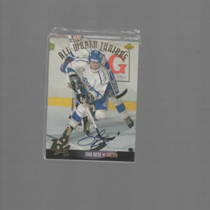 SAKU KOIVU TEAM FINLAND AUTOGRAPHED HOCKEY CARD