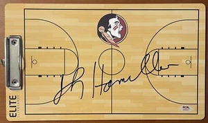 Leonard Hamilton Signed Autographed Florida State Coaches Clipboard PSA/DNA Coa - Picture 1 of 2