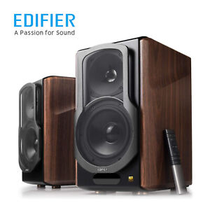 Edifier S2000MKIII Powered Bluetooth Bookshelf 2.0 Speakers Studio Speaker Brown