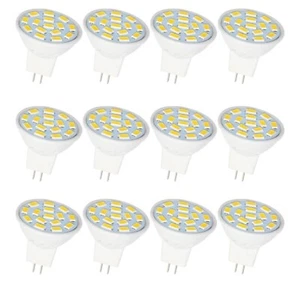 Jenyolon MR11 GU4 LED SMD Light Bulbs 12 Pack Warm White - Picture 1 of 9